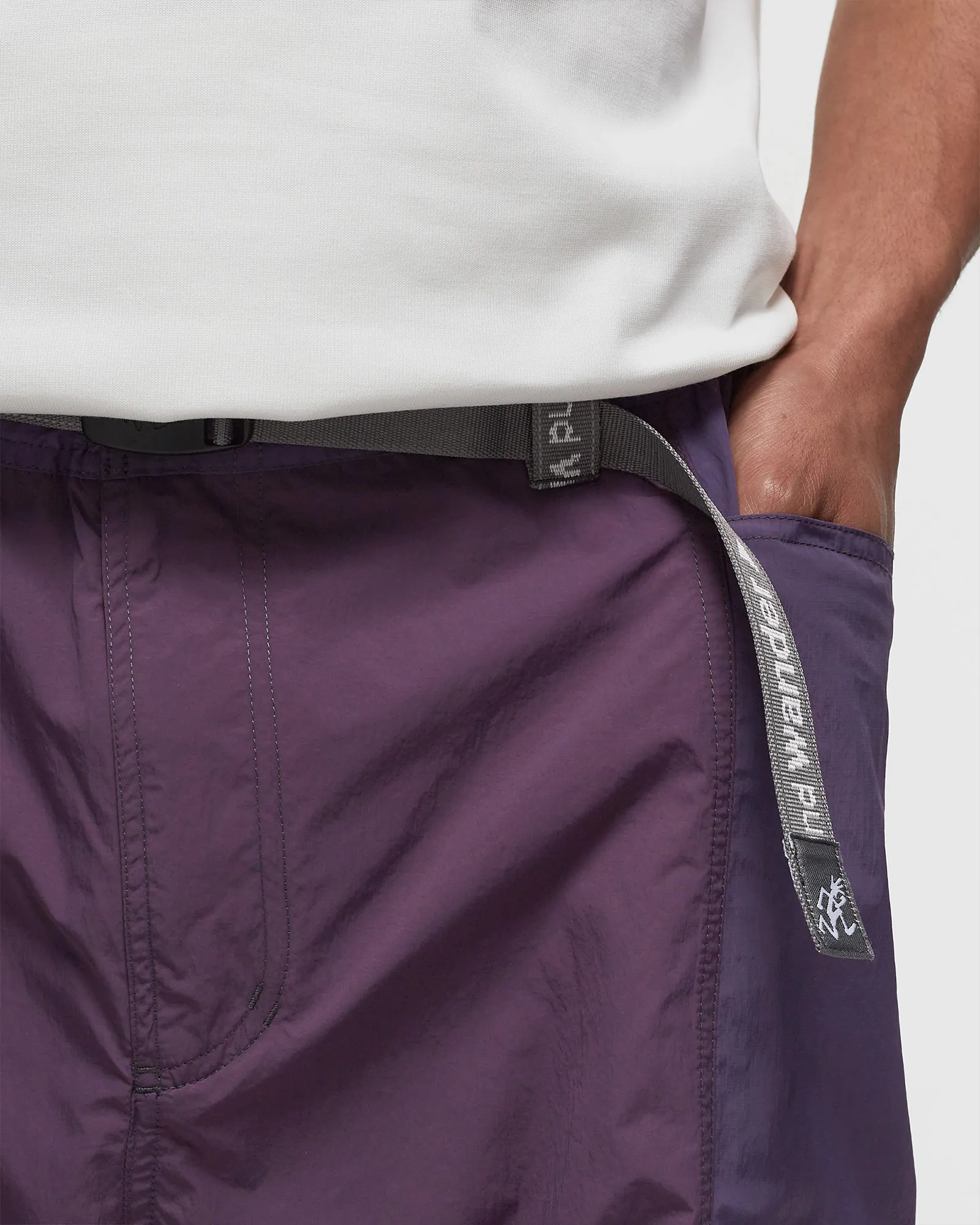 Gramicci x AND WANDER PATCHWORK WIND SHORT