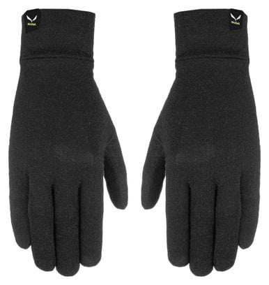 Sous-Gants Longs Unisexe Salewa Cristallo Liner Noir