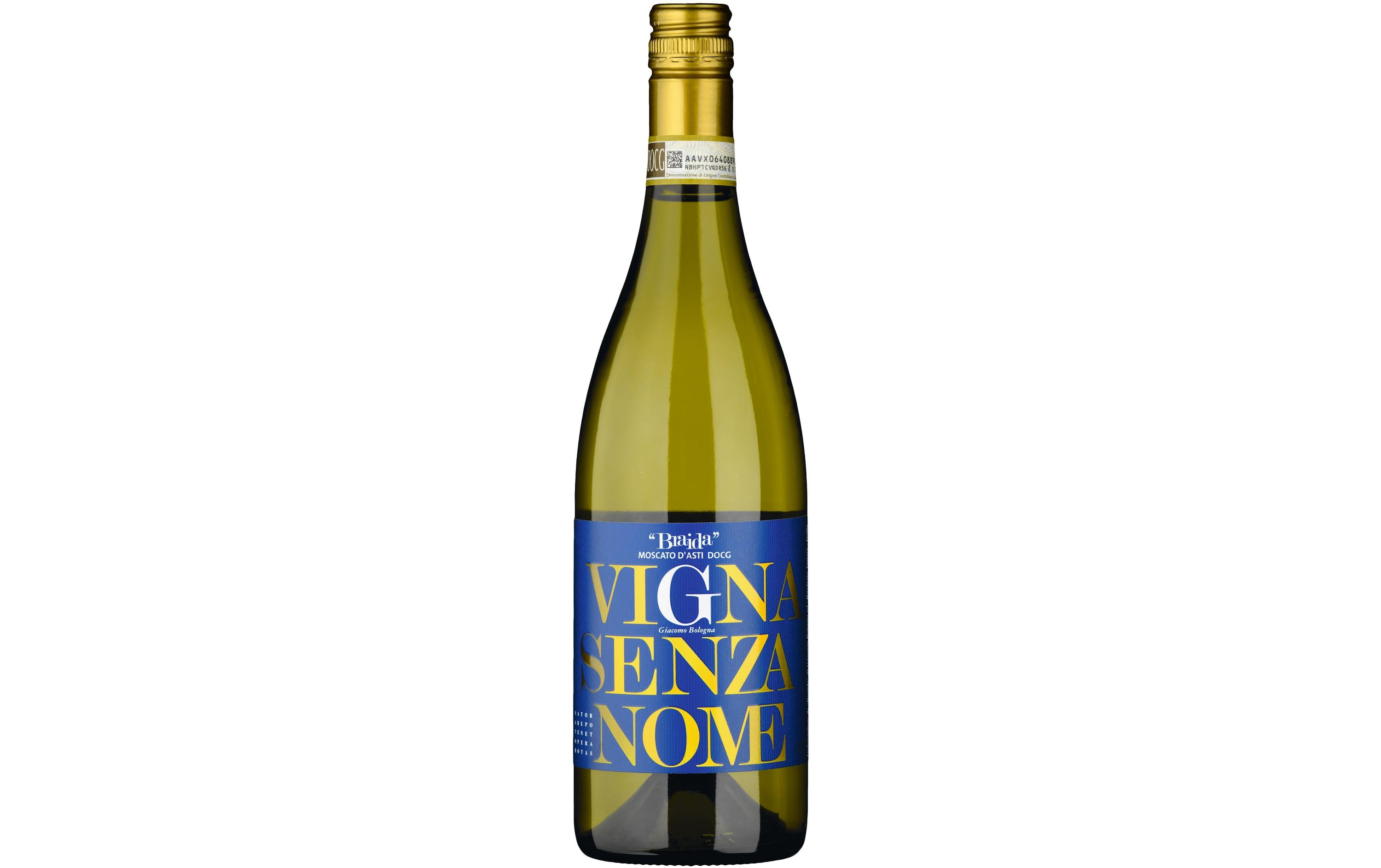 Vigna Senza Nome Moscato dAsti DOCG 0.75 lFrischer Schaumwein mit angenehmer Süsse und Säure