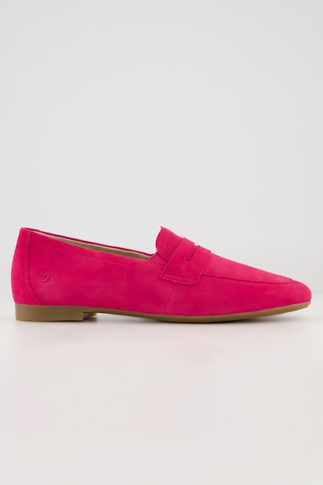 Remonte Suede-Loafer, Suede-Leder, Weite H