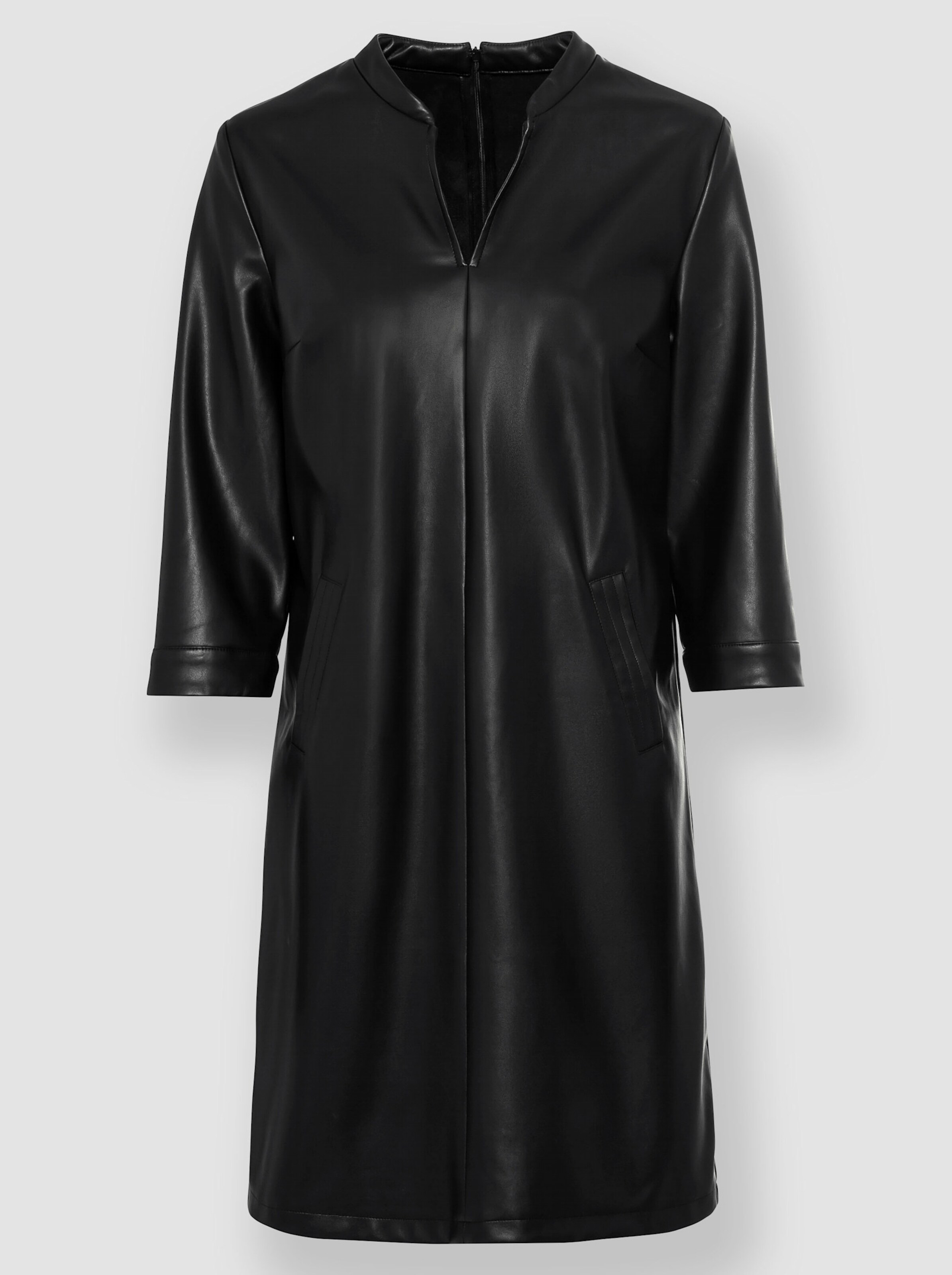 Lederimitat-Kleid