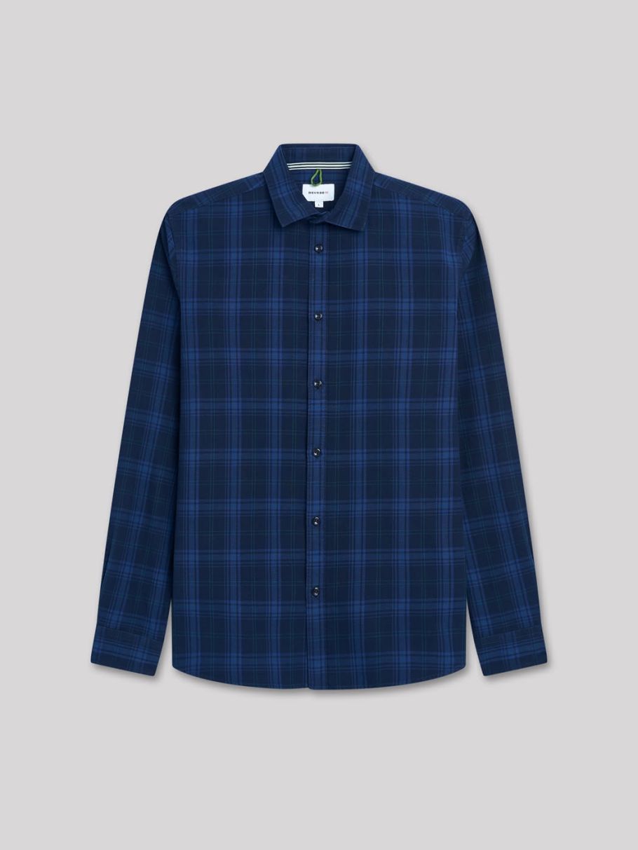 Chemise slim à carreaux