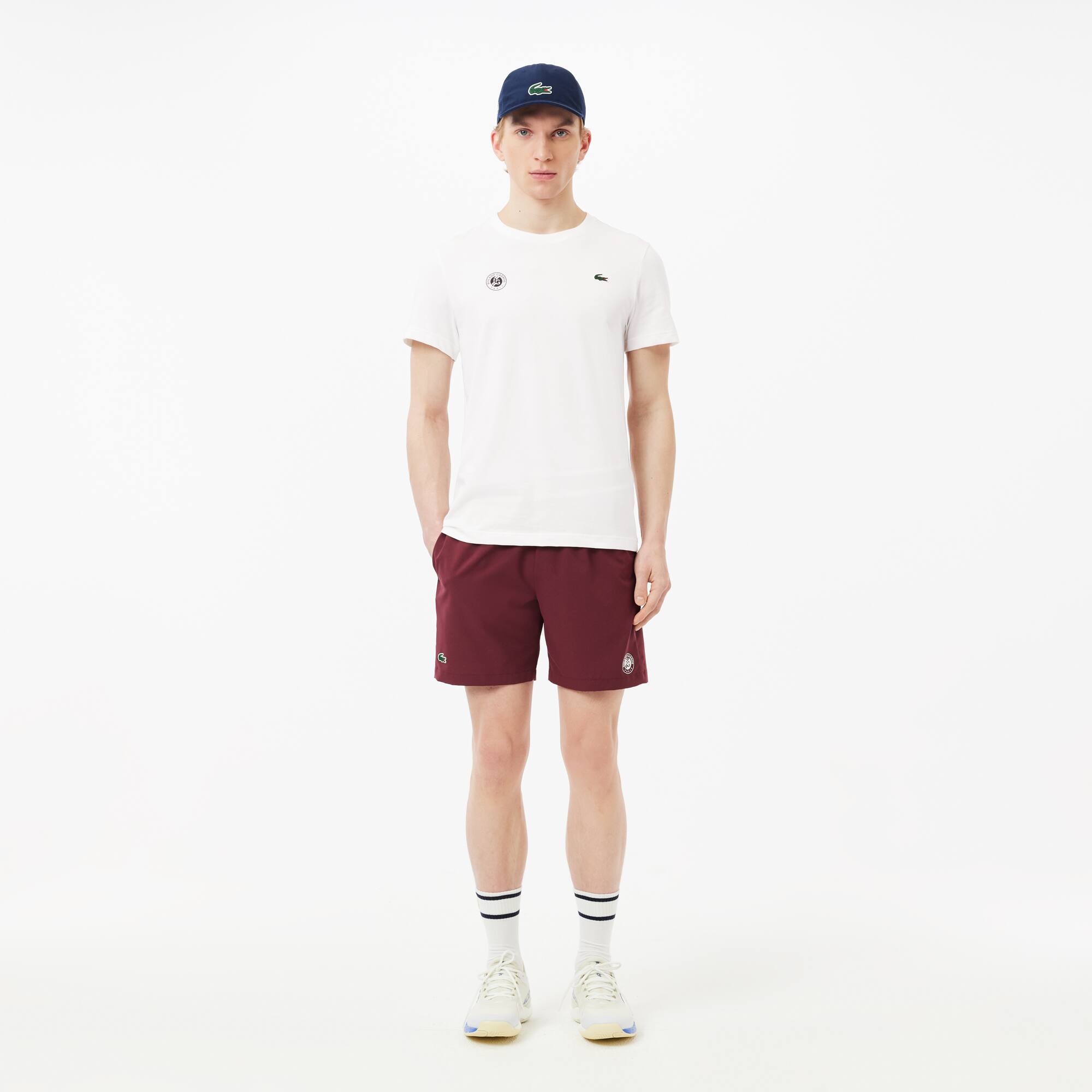 Ultra-Dry Sport Tennis-T-Shirt French Open Edition T-Shirts - Weiss - Lacoste - Herren