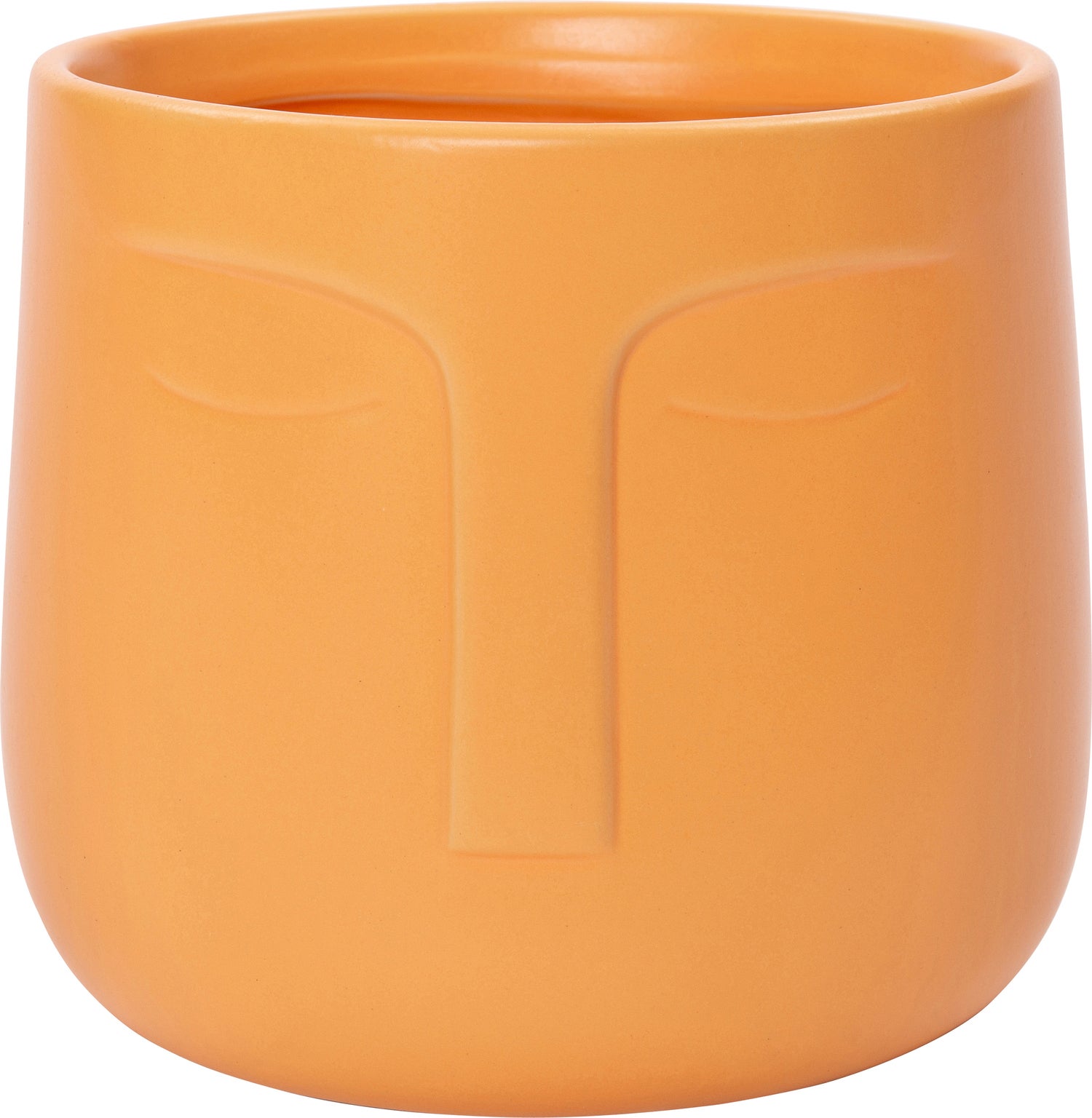 Intratuin bloempot Aukje geel D 17,2 H 16 cm