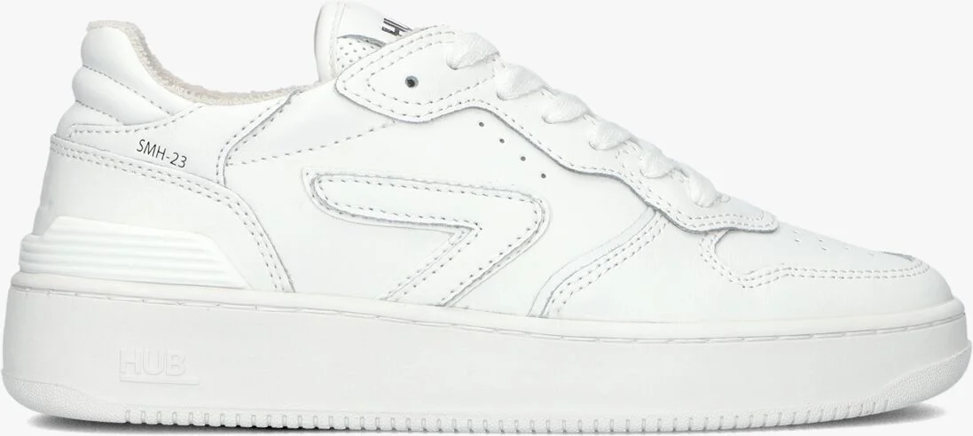 HUB witte hub lage sneakers smash