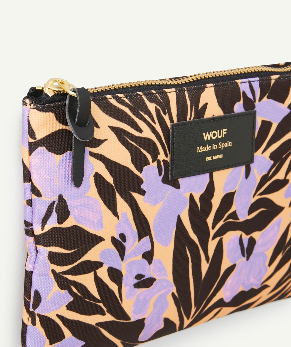WOUFPOCHETTE EN PLASTIQUE RECYCLÉ IMPRIMÉE FEUILLAGES