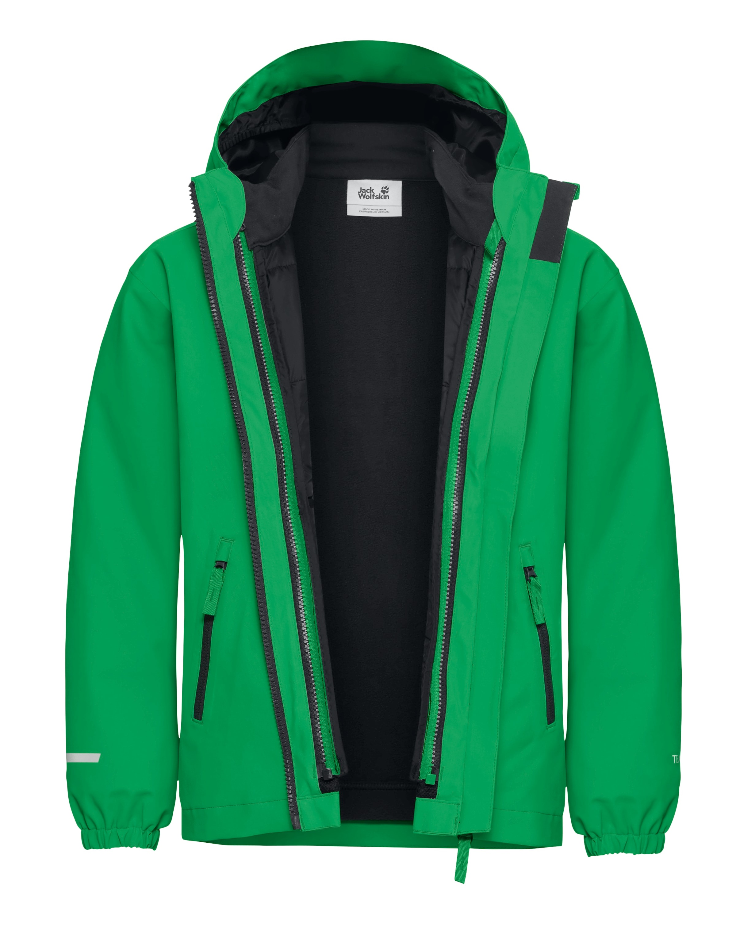 Jack Wolfskin 3-in-1-Funktionsjacke »HYBRID 3IN1 JACKET K« 3in1, wasserdicht, Übergangsjacke/Winterjacke