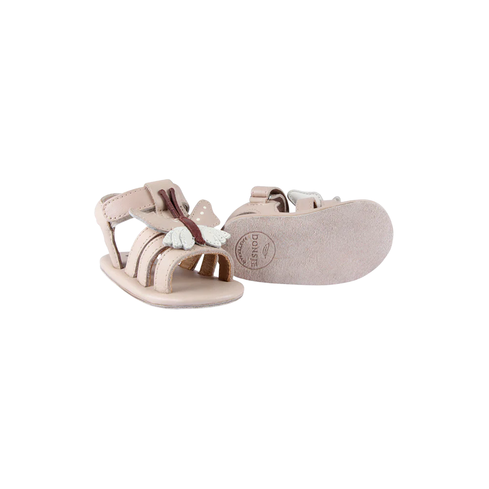 Tuti Sky Sandals | Butterfly | Powder Metallic Nubuck