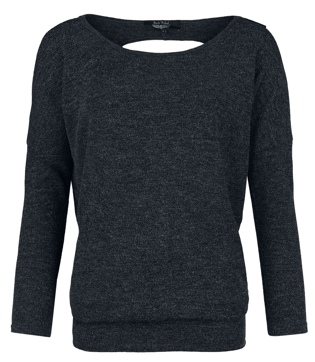 Haut Avec Harnais dans le Dos | Rock Rebel by EMP T-shirt manches longues