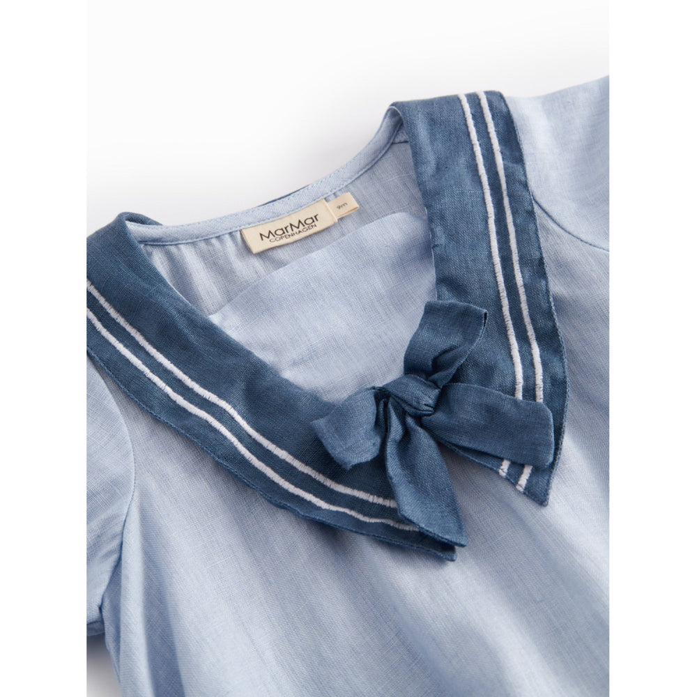 Køb MarMar Linen Blue Mist Raki Romper