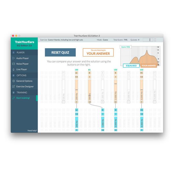 TrainYourEars EQ Edition 2 EDU