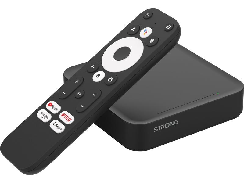 Strong Mediaplayer LEAP-S3 Ultimate Rüsten Sie Ihren Fernseher mit der smarten Google TV-Box auf – 2 Monate Zattoo Ultimate inklusive