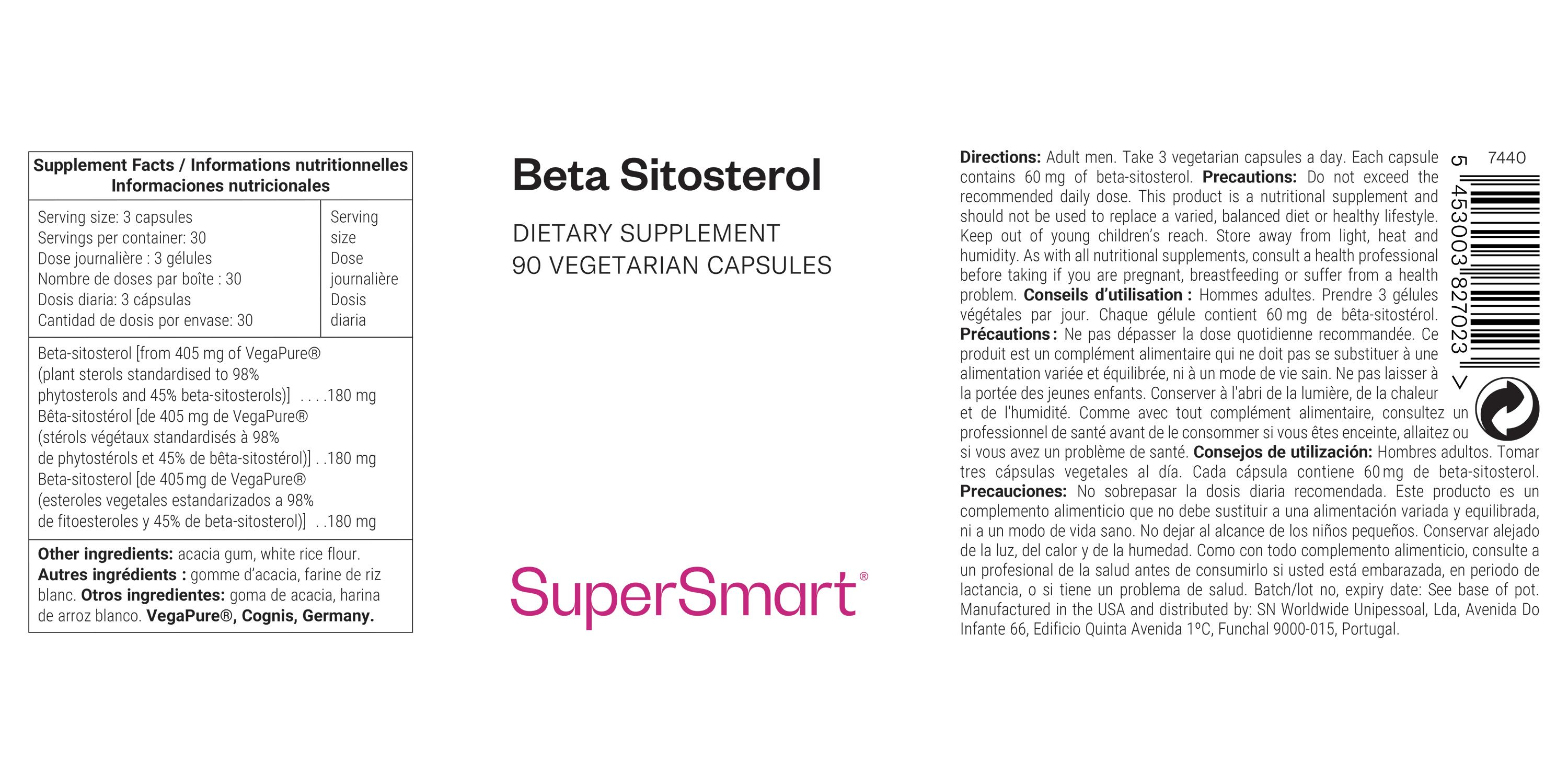 Beta-Sitosterin - SuperSmart