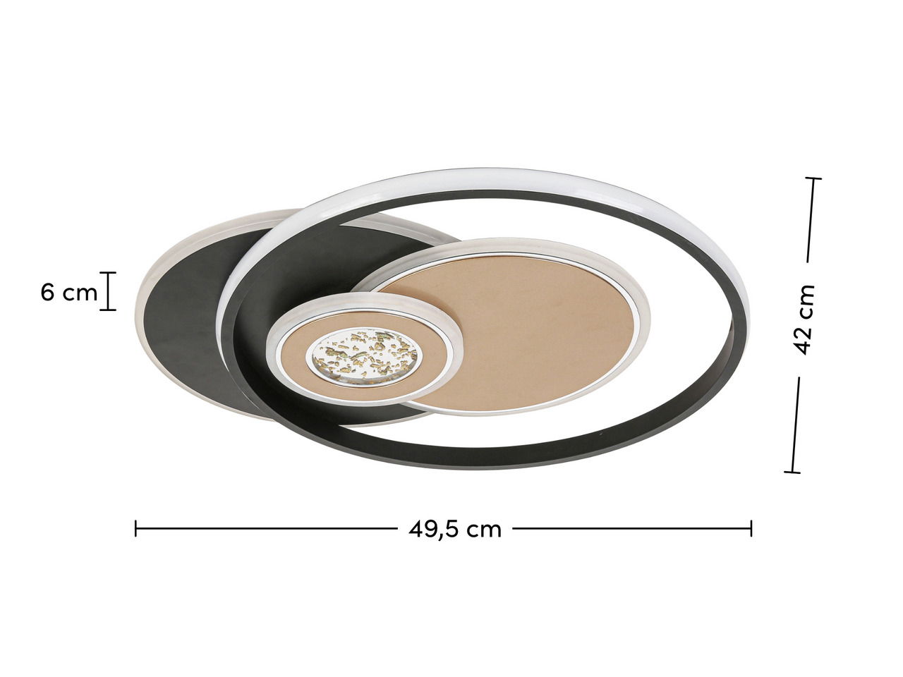 Novel LED-Deckenleuchte