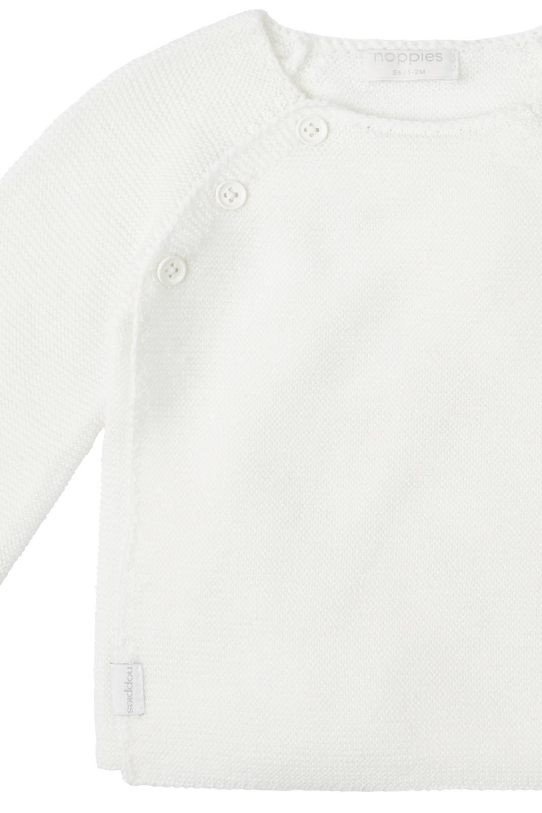 Noppies Newborn Vest Pino - White