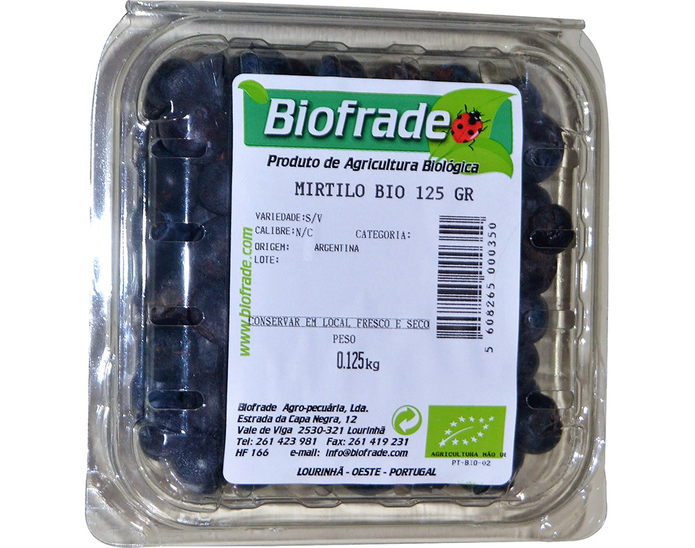 MIRTILO BIO 125G