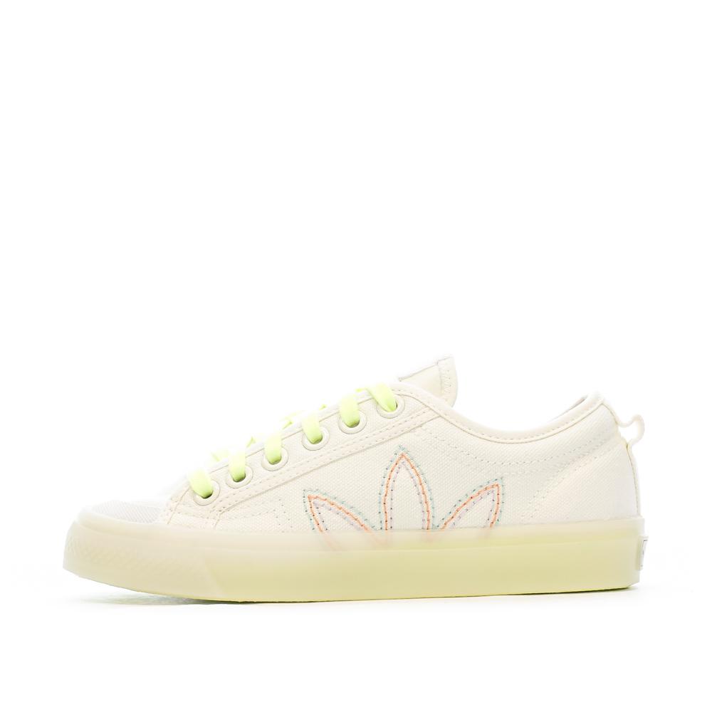 Adidas Baskets Blanches Femme Adidas Nizza GX2731