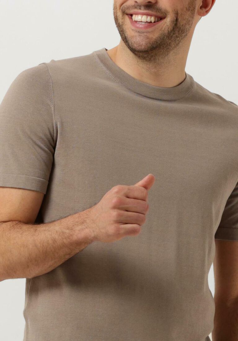 DRYKORN beige drykorn t-shirt valentin