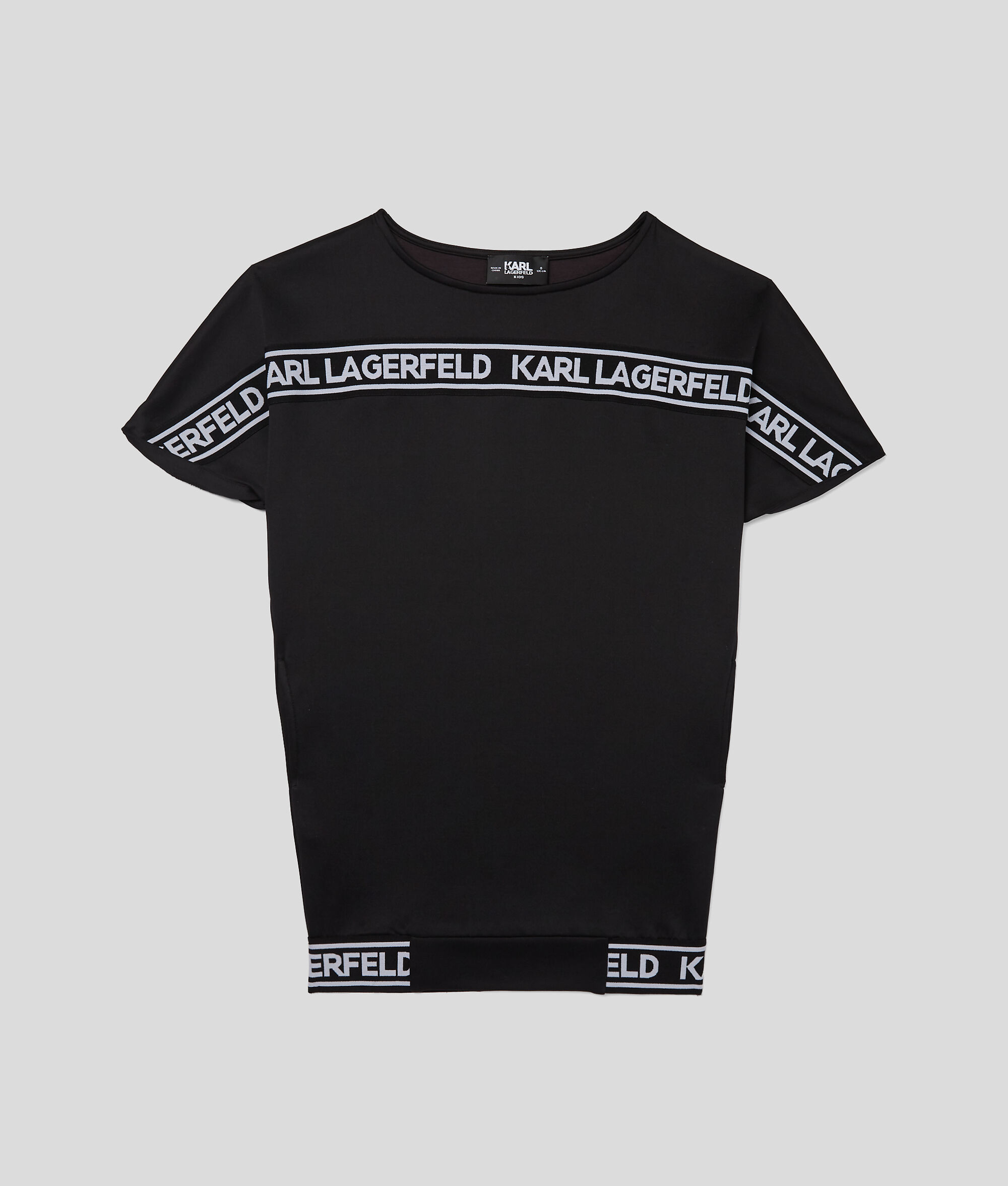 Robe sweat-shirt à logo pour fille