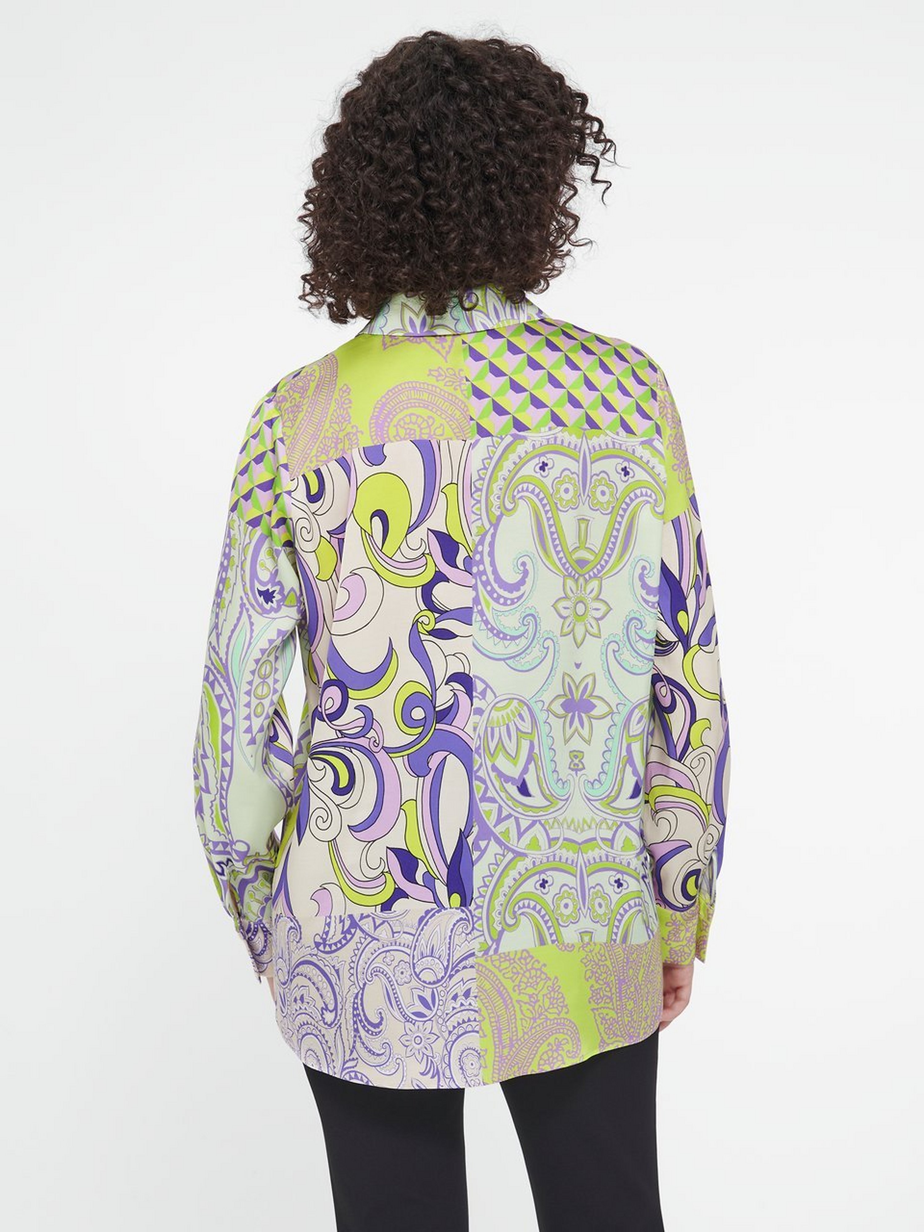 Bluse mit Allover-Muster