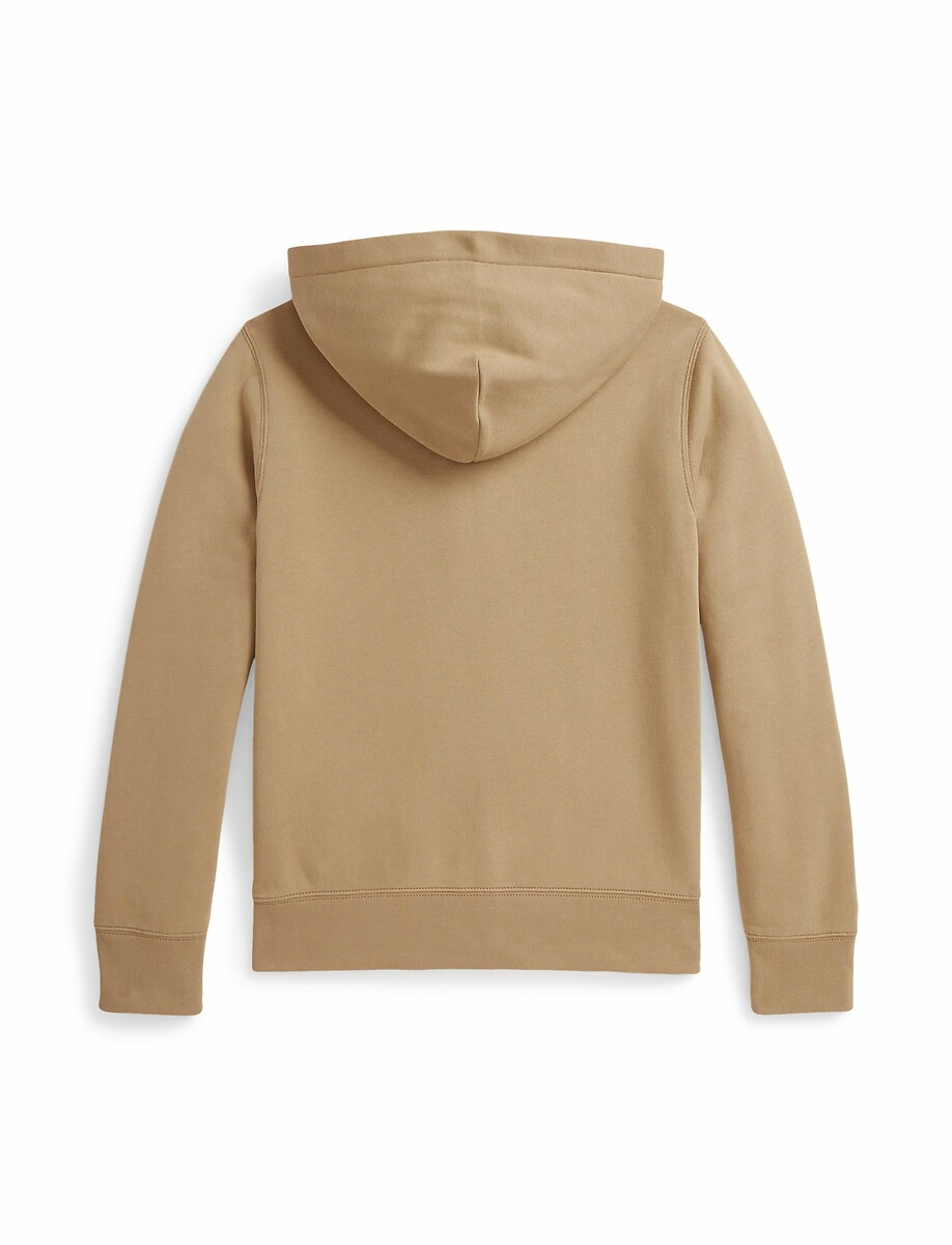 POLO RALPH LAUREN<br>Moletom com zíper em molton