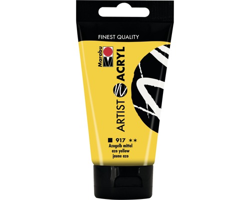 Marabu Artist Acrylverf 917 Azo Geel Medium 75 ml