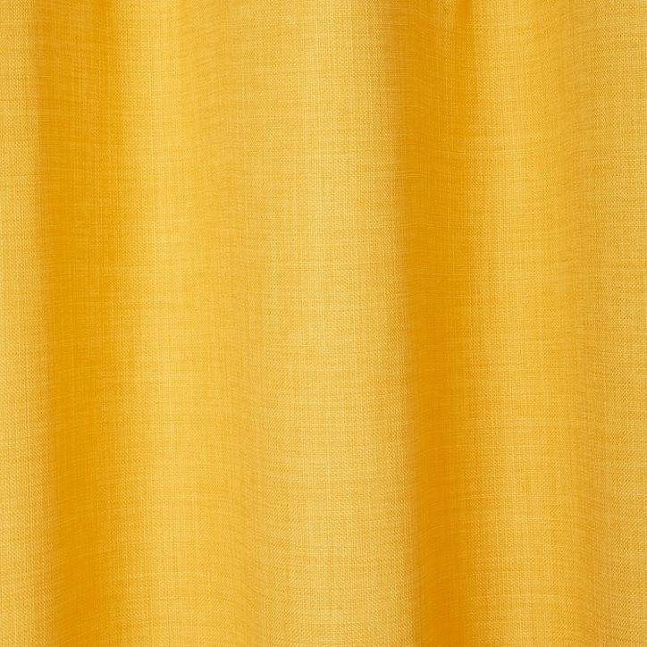 Rideau GoodHome Novan jaune l.140 x H.260 cm