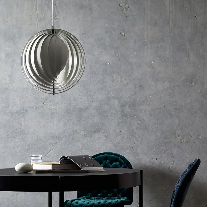 Verpan - Moon Pendelleuchte Ø 34 cm, weiss