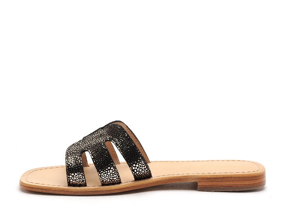 Les tropeziennes nu pieds plats femme hadamia f noir