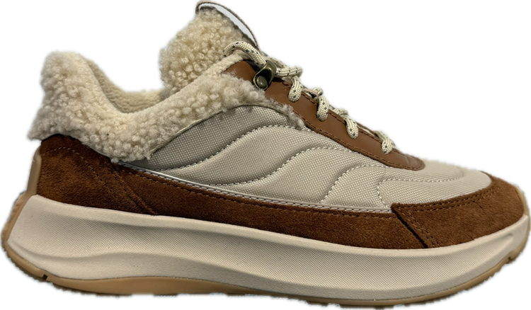 FitFlop F mode Flow Sneaker E1X D21 Deep Tan / Camel Mix