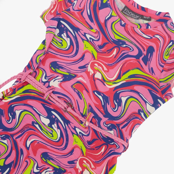 TwoDay meisjes jurk met scrunchie