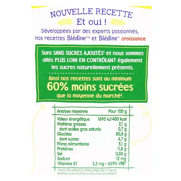 Blédina Blédine Cereal Cacau +6m 400g