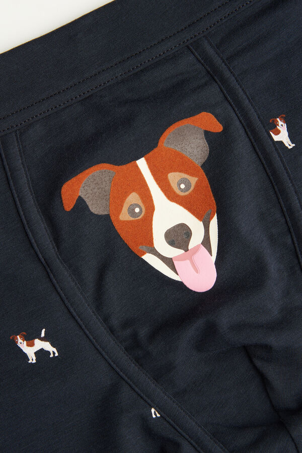Cuecas Boxer Jack Russell em Algodão Natural Fresco Supima®