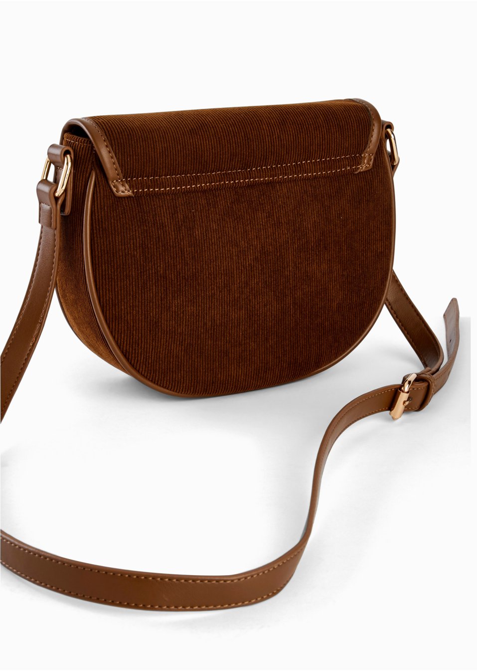 Sac à bandoulière en velours côtelé