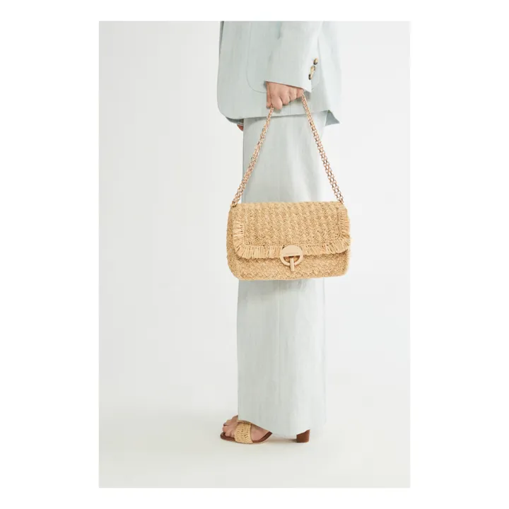 Vanessa Bruno Sac Moon GM Raphia Uni | Naturel
