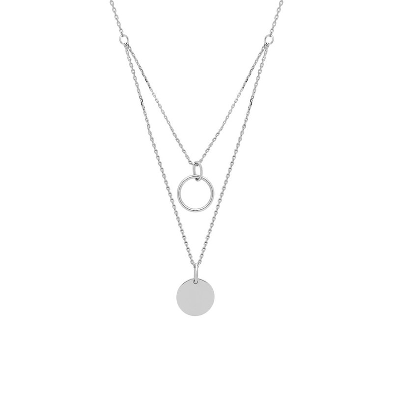 Collier Femme - Argent 925 - Longueur : 42 cm