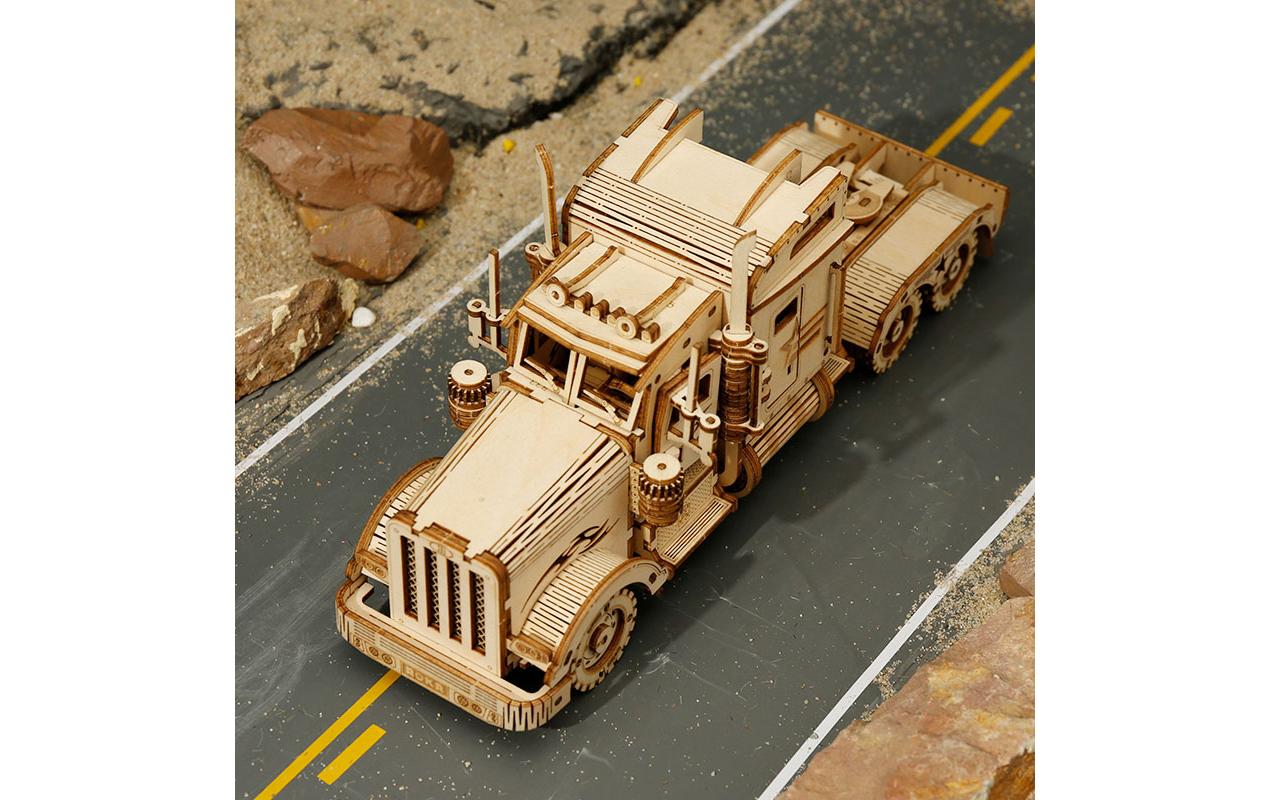 Bausatz Heavy Truck3D-Puzzle aus lasergeschnittenen Holzteilen