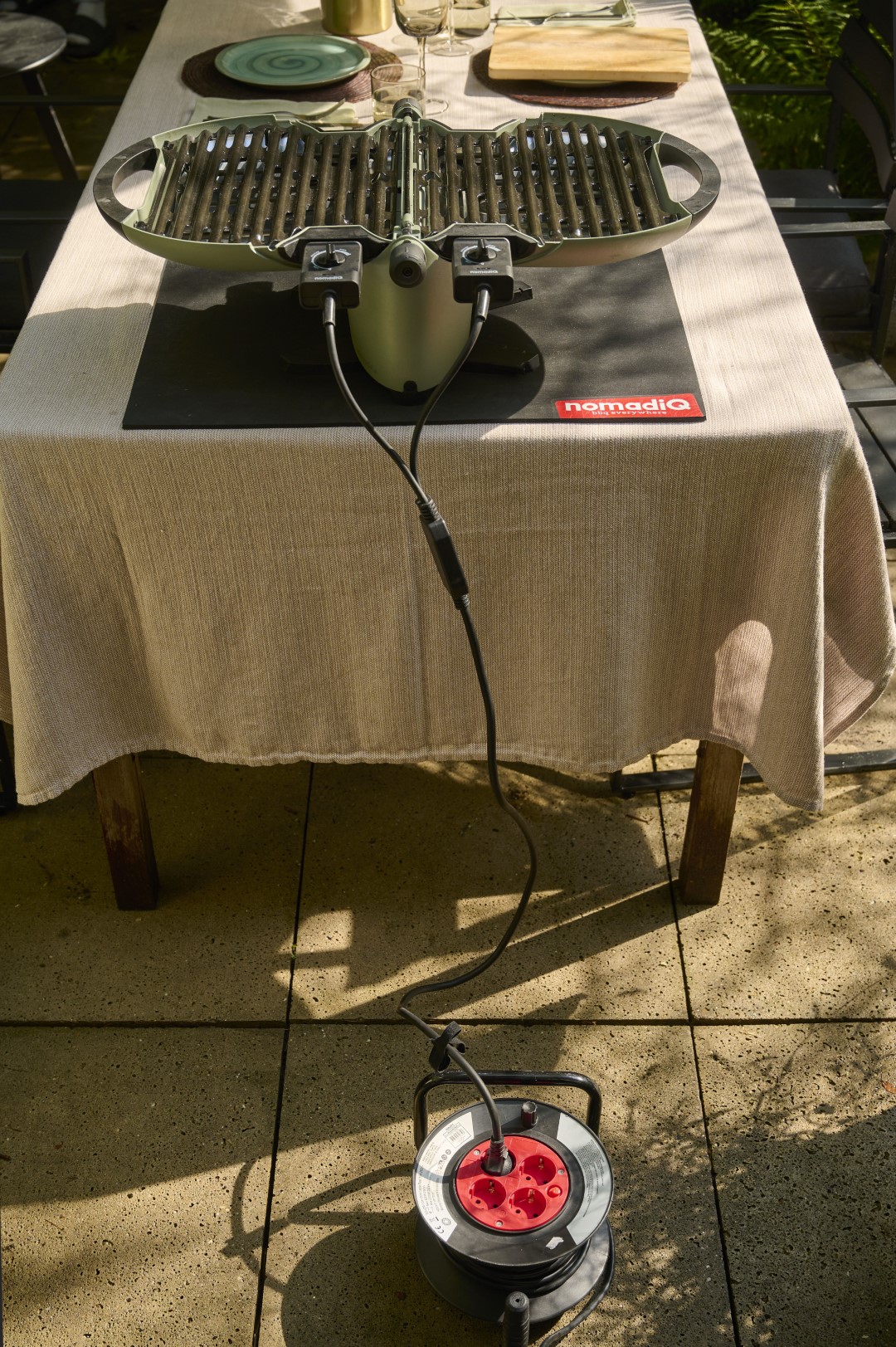 nomadiQ E-BBQ draagbare elektrische barbecue