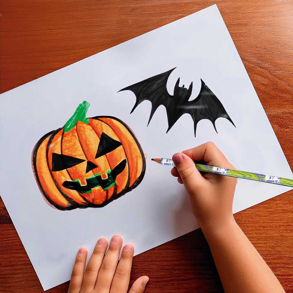 Halloween Potloden 18,5cm 12st