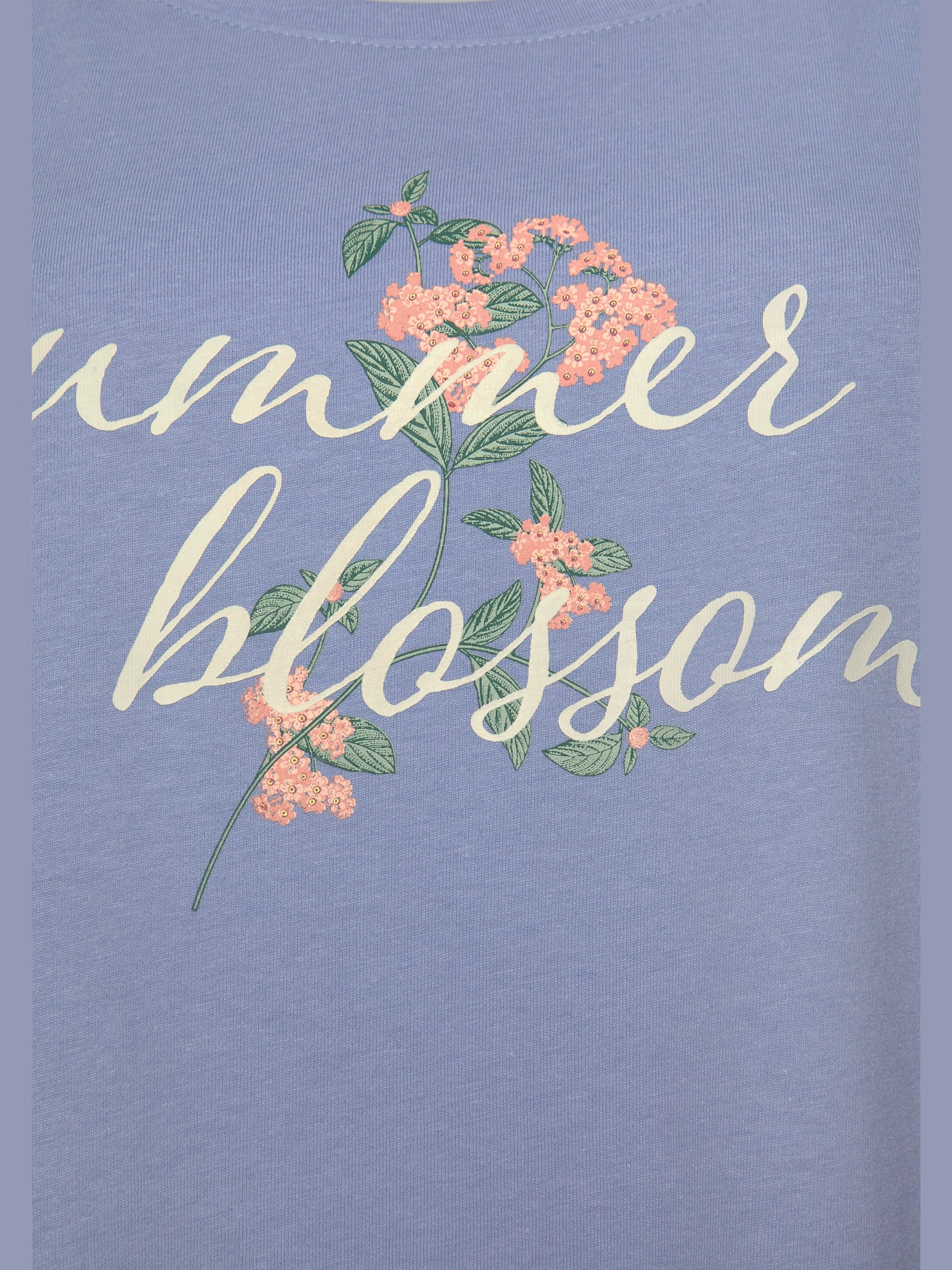 Chemise de nuit t-shirt de nuit à imprimé floral devant