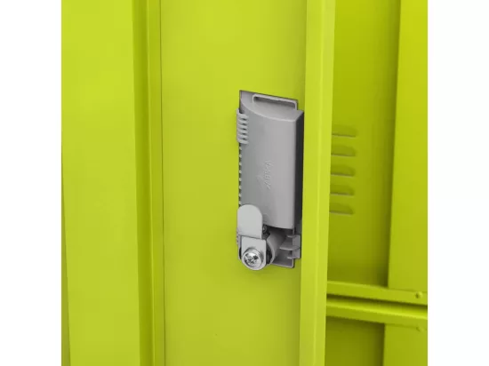 Armoire à casiers Gris clair et vert 90x45x92,5 cm Acier