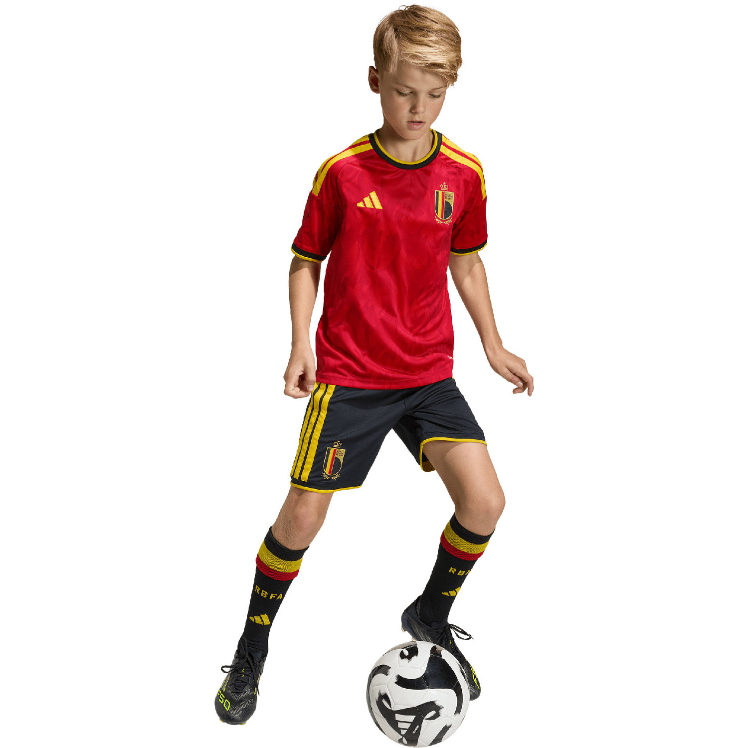 adidas België Thuis Shirt Kids WK 2026