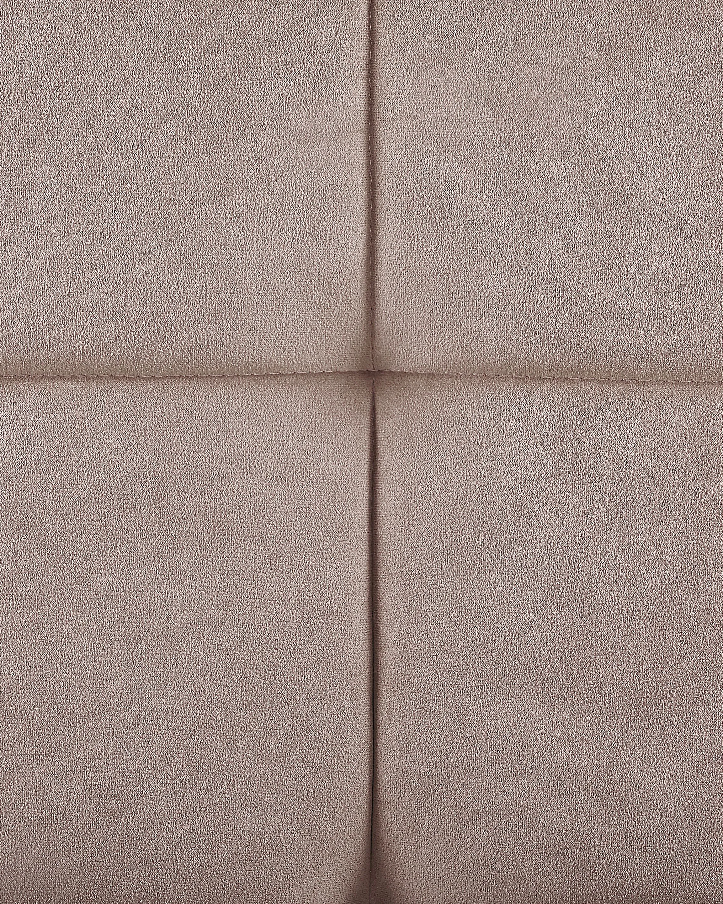 Draaifauteuil MOLLE met voetenbank Fluweel Beige