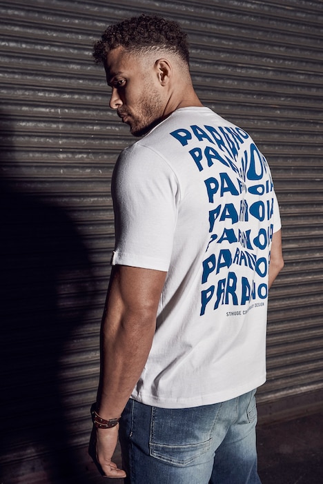 STHUGE T-Shirt, Halbarm, Rückenprint, bis 8 XL