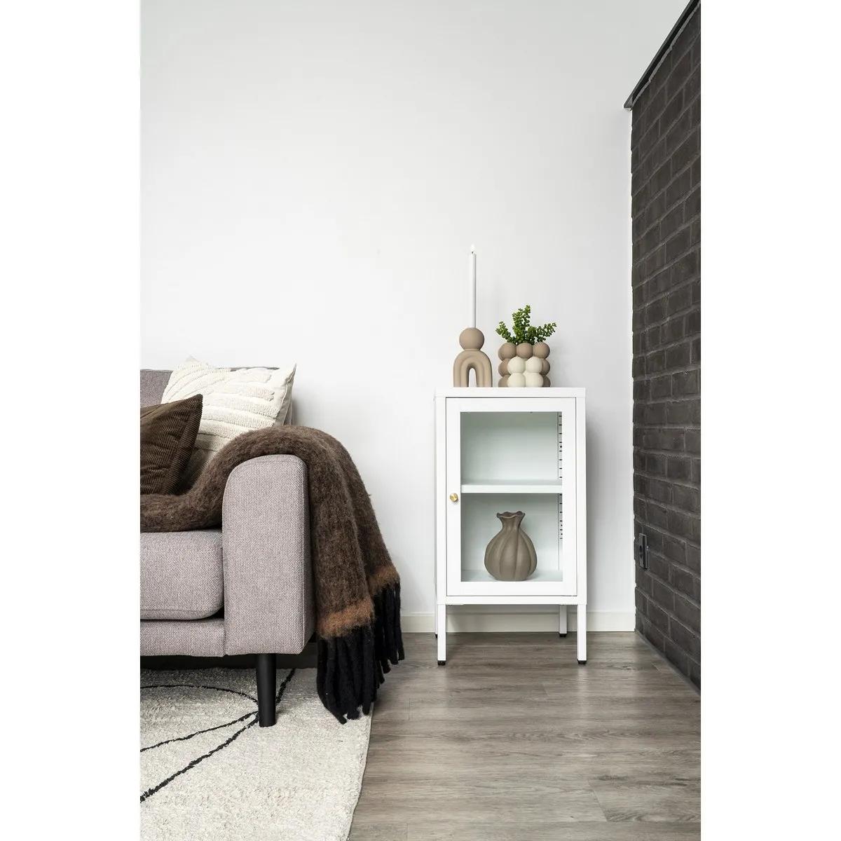 EPIKASA Vase Flowerpot Blanc