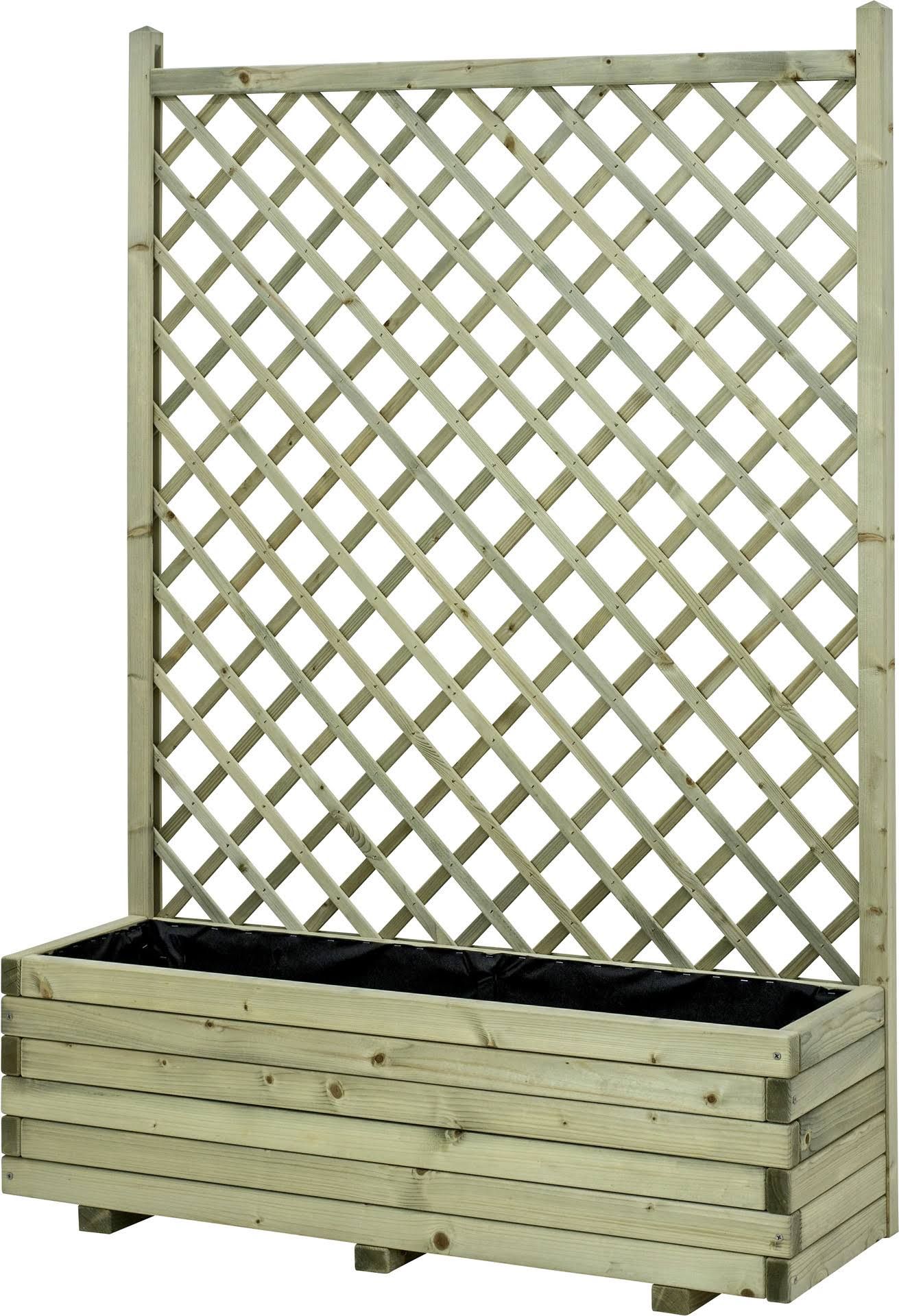 HZL Blumenkasten mit Gitter