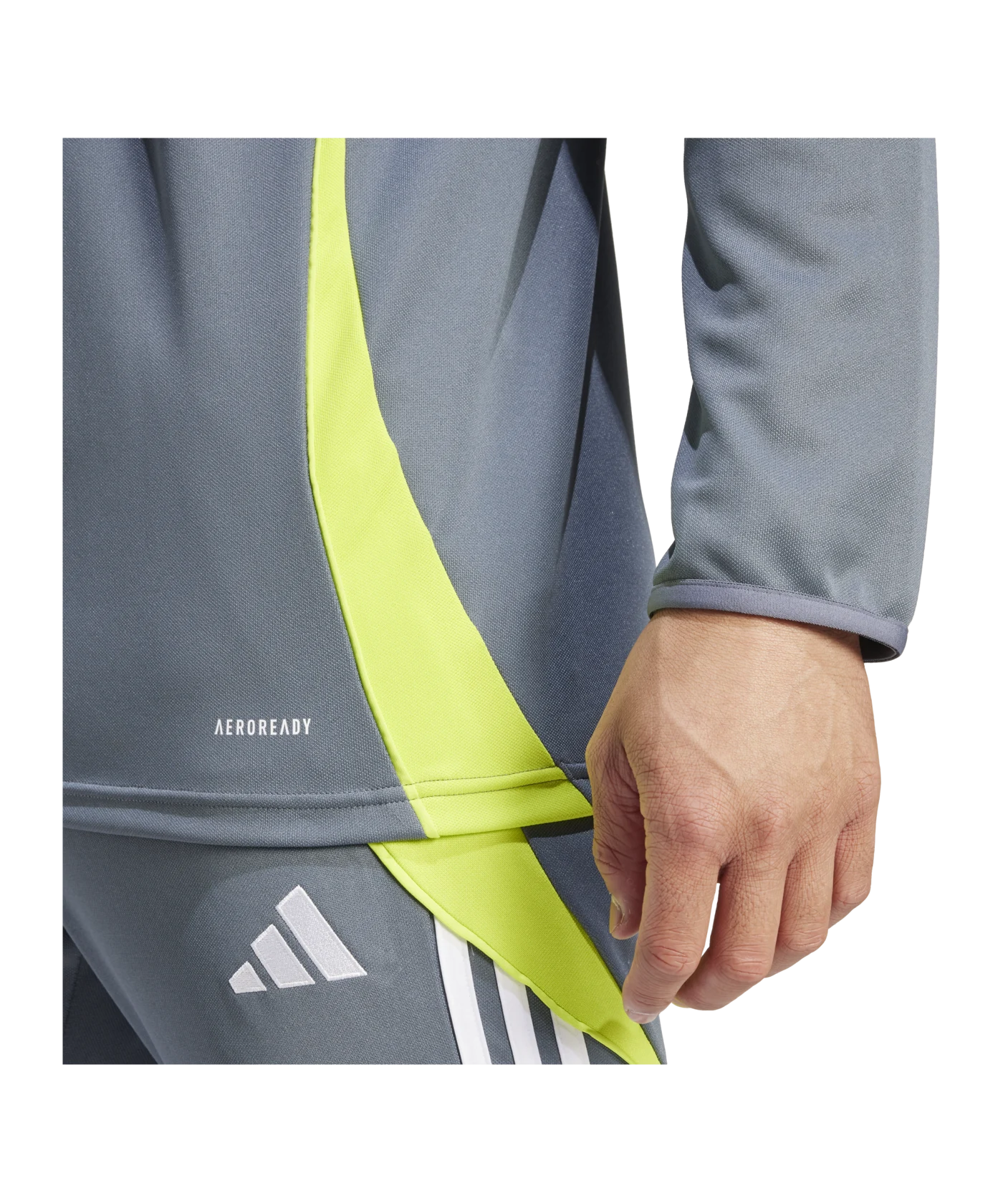 adidas Tiro 24 Trainingstop Grau Gelb