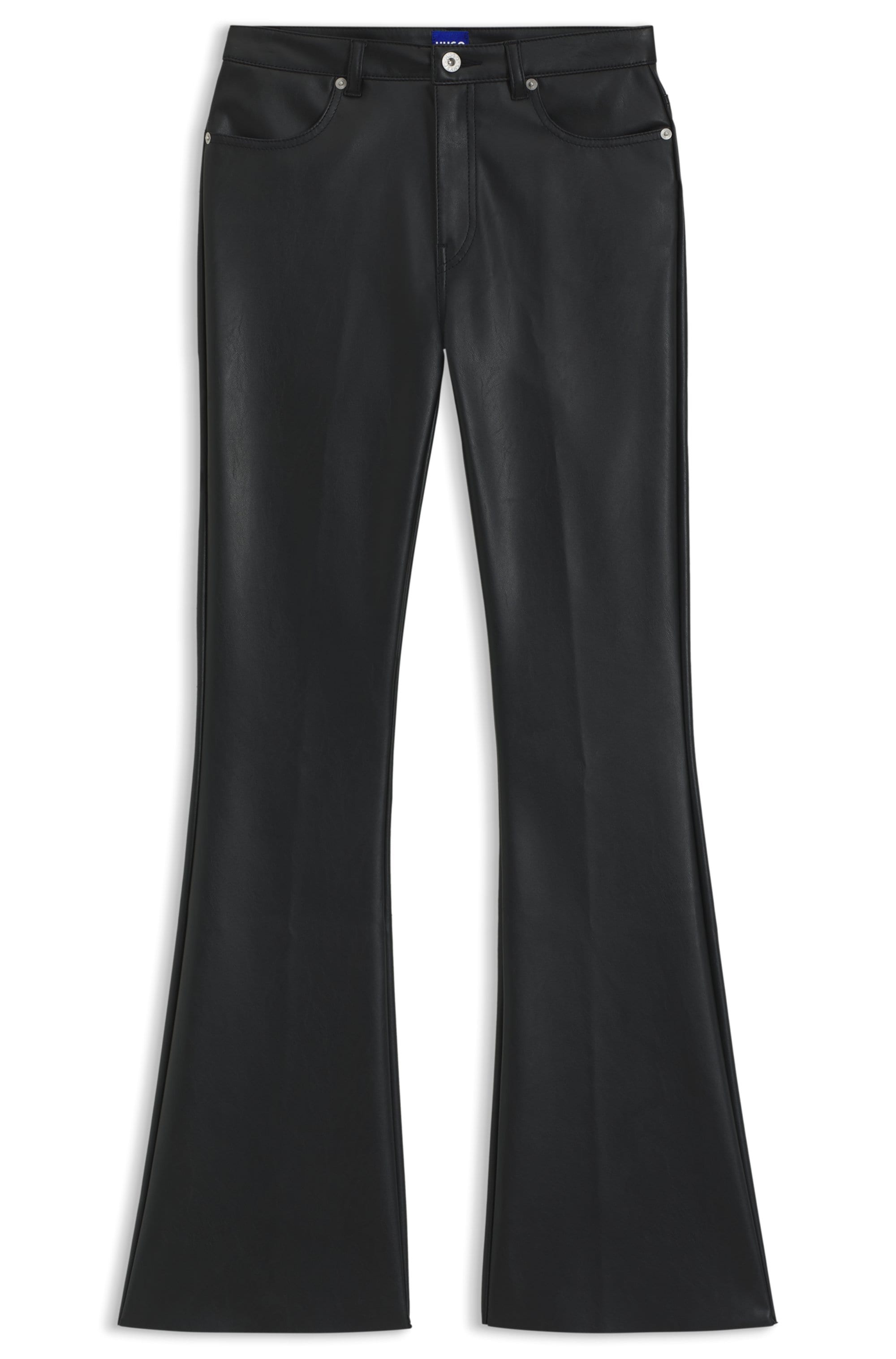 HUGO Blue Bootcuthose »Hableu«  Mid Rise, aus Kunstleder