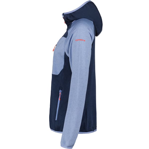 Veste polaire randonnée ICEPEAK BANKS MIDLAYER JACKET W BLEU FONCE