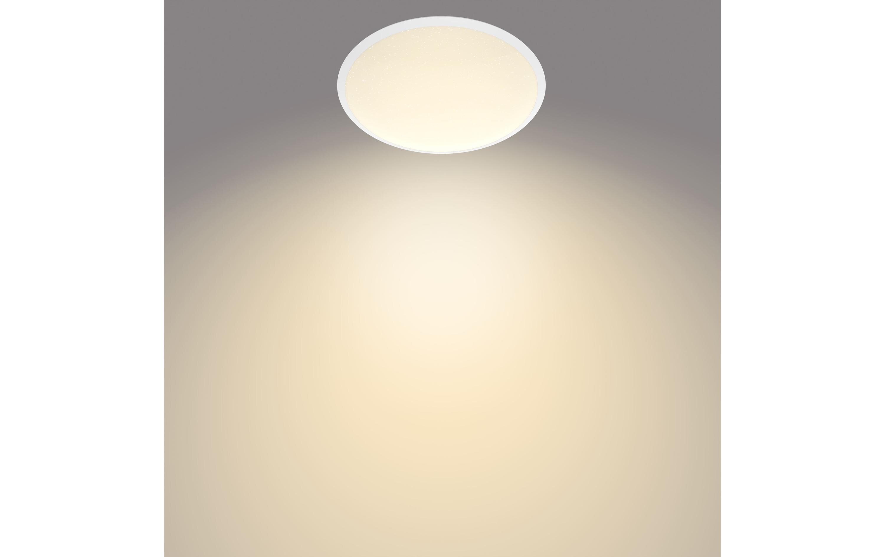 Deckenleuchte Cavanal, 12 W, 2700 K, WeissLED-Leuchte mit Lichteinstellung und IP44 Schutzart